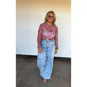 LUCKY GIRL DRESS IT UP MESH TOP