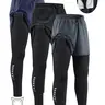 Men's  2-In-1  Quick Dry Breathable Elastic Running Pants with Elastic Waistband、 Phone Pocket & Towel Loop, Breathable Comfort Quick-Dry  Fabric for All Seasons,Perfect for Outdoor Running and Gym Workouts, Jogging Pants, Sports Running Pants
