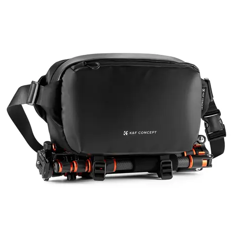 【K&F CONCEPT】2 in 1 Sling Bag Everyday Shoulder Bag 、Multifunction Photography Crossbody Camera DSLR Backpack Portable Bag