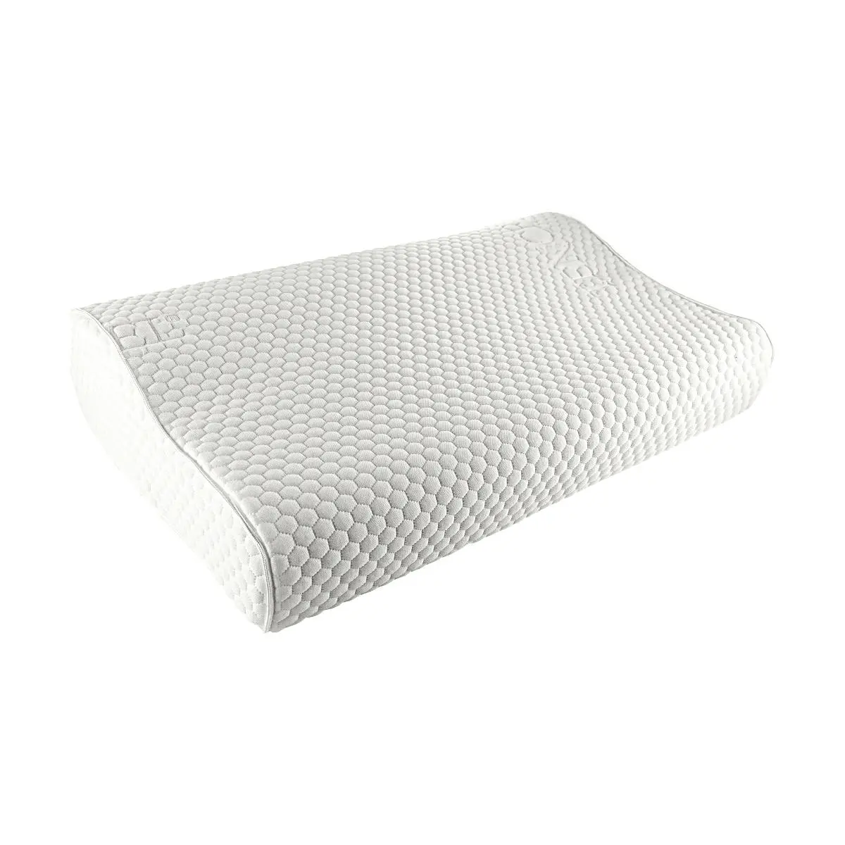 BODY SENSE Cervical Pillow for Neck Pain - Ergonomic Contour Design with Dual Height Zones for Adults, W2