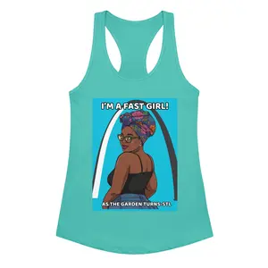 Women’s fitted racerback tank top