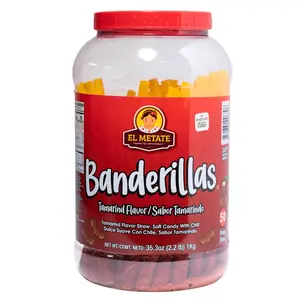 El Metate Banderilla Vitrolero Tamarindo (Sin Envoltura) 50pz