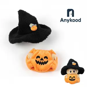 Labubu Halloween Pumpkin Costume Set - Stylish Hat & Pumpkin Outfit for Dolls - Premium Quality & High-End Fashion Accessories - Perfect Gift for Festivals