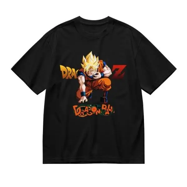 Dragon Ball Goku Lightweight T Shirt Mens Cotton Breathable Graphic Tee Essential