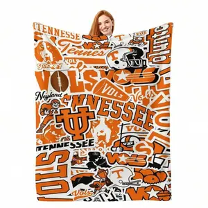 Tennessee Volunteers Blanket Soft Lightweight Plush Cozy Retro Collegiate Style Warm Sofa Bed Decorative Throw Perfect For Couch Bed Chair Ideal Gift For Adults summerwins,summerwins