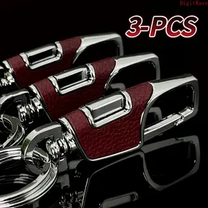 3-Pack Heavy Duty Metal & PU Leather Keychains, Stainless Steel Construction with Detachable Key Rings, Durable Organizer for Car & Home Keys, Ideal Gift for Men & Women, Business & Travel Essentials Light Up LED Swing Hammock Chair Lighted Camping