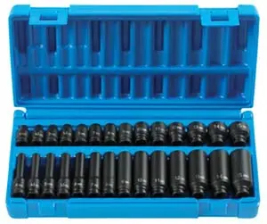 Eagle GY9728M 1/4" Drive 28 Pieces Impact Metric Master Set