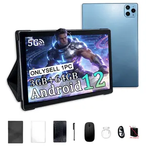 Christmas Birthday Gifts, Touchscreen Android Tablet, Android Tablet Set, 10.1-inch Tablet PC Set, 2-in-1 Notebook Computer, 5G WiFi, High-Definition Screen, Dual Cameras, Shockproof Protective Case, Free Wireless Headset, Mouse, Keyboard