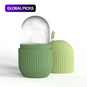 Ice Roller for Face & Eye Puffiness, Facial Massager Contour & Enhance Skin Care & Glow, Reusable & Leakproof Ice Facial Roller Mold Cube