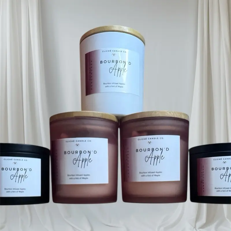 Bourbon’d Apple Candle - Scented Candle with a Rich Bourbon Infusion and a Hint of Maple