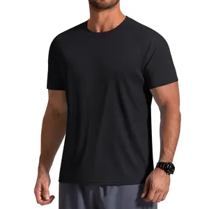 COOFANDY Mens Swim Shirt UPF 50+ Sun Protection Workout T-Shirts Short Sleeve Rah Guard Athletic Quick Dry T Shirts