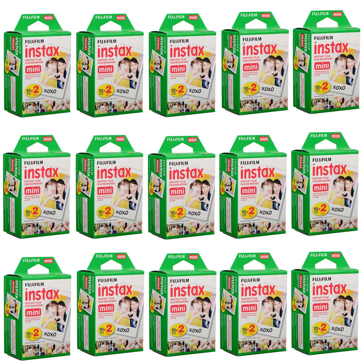 Fujifilm instax mini Instant Daylight Film Pack, 20 Exposures, 15-Pack