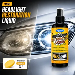 Car Headlight Repair Fluid, Headlight Polishing Agent, Restoring Dull Yellow Headlights，Solution For Yellow Oxidation Removal, Headlamp Polishing Liquid, Powerful Headlight Restoration,  Automotive Lens Repair,  Agent for Car