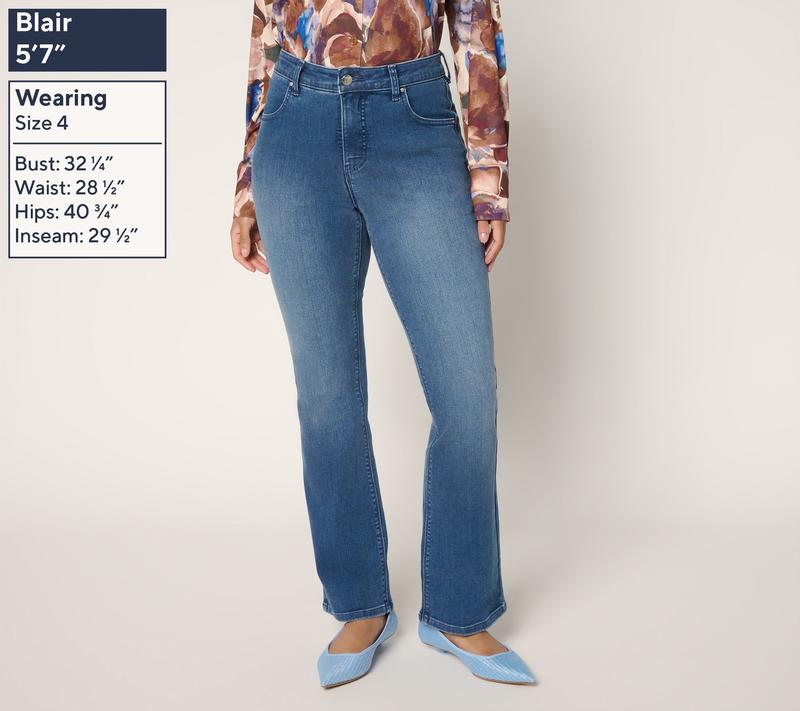 Women with Control Contour Curves Tall Indigo Jeans