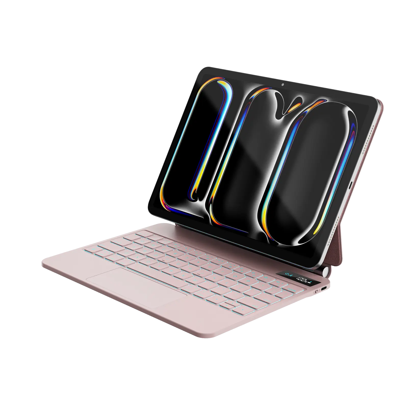 Magic Keyboard for iPad, 1 mm key travel, new for 2026, PU leather, compatible with iPad Pro (18–22 models), 11‑inch iPad Air 4/5, 10.9‑inch iPad Air 6/7/8, 11‑inch