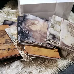 Ecoprinted Greeting Cards-Pack of five (5)