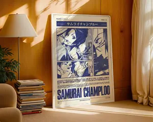 Samurai Champloo Anime Poster Vintage Manga Art Print( Unframed - Print Only ) (No Frame)
