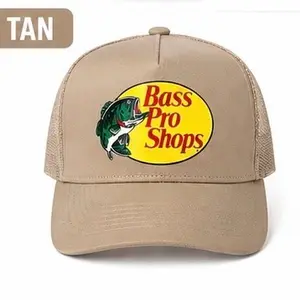 Bass Pro Shops Tan Trucker Hat – Neutral Adjustable Cap