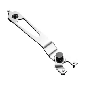 12 in 1 Adjustable Angled Grinder Wrench Spanner Tool for Mechanics Various Nut Bolt Size Ergonomic Handle Steel Tool Wrench Lightweight Angled Grinder Spanner