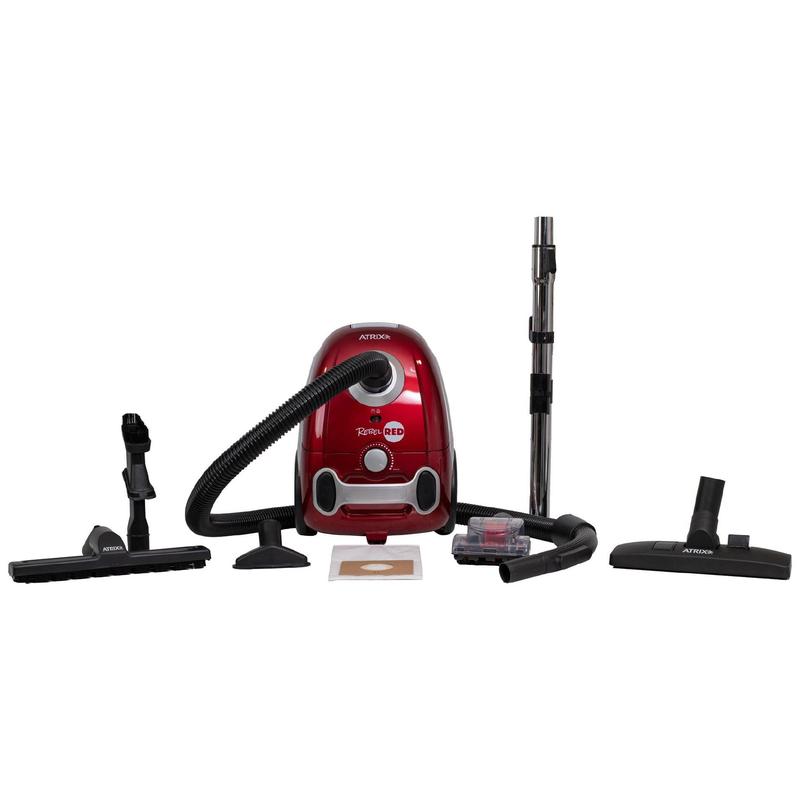 Atrix Rebel Red Vacuum with HEPA Filtration