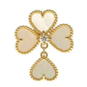 Pre-owned Van Cleef & Arpels Sweetheart Ring Size 53