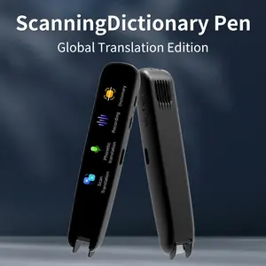 Offline Translation Pen For Teacher Student Dictionary English Intelligent Scanning Point Reading 123 Languages Translator Pen Cable Charging Handy Stylus Wireless Blue