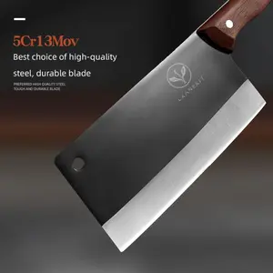 CRANEKIT Vegetable Knife - Ultra-Fast Sharp Chopping Knife for Vegetables, Bone, and All-Purpose Use in Kitchen