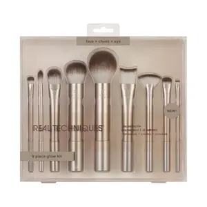 Real Techniques Au Naturale Makeup Brush Set 9 Piece Glow Kit