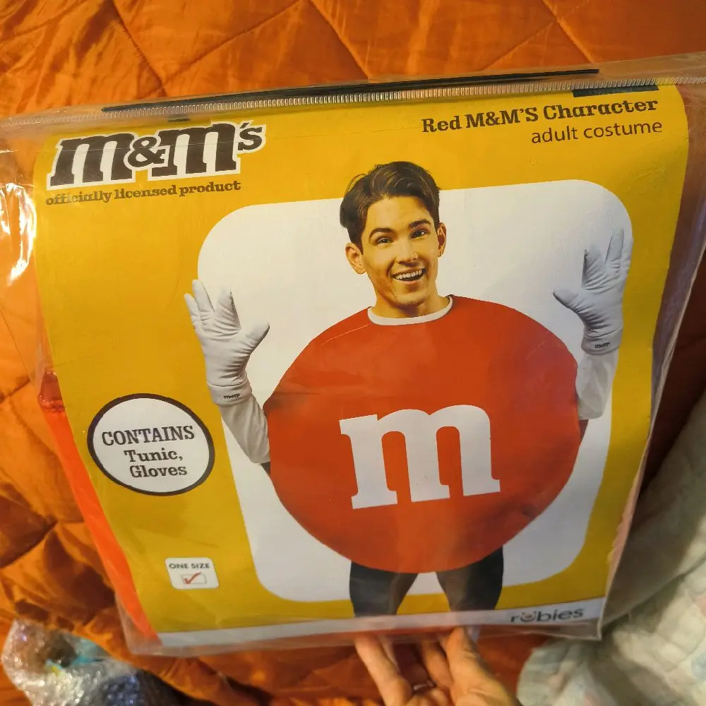 Women's M&M Costume Set with Free Wig, Womenswear Halloween Party Outfit
