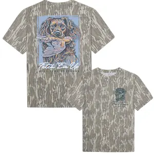 Pull Time Shirt | Fetch 'Em Up | Boykin Spaniel Camo Shirt 2, Mossy Oak ORIGINAL BOTTOMLAND, Real Tree Classic Camo Tee Riley Green Shirt, T-Shirt, Hanting Shirt, Gift for Dad, Gift For him, Hunting Season Shirt