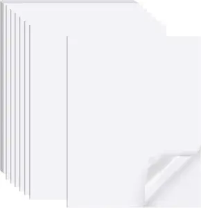 Printable Sticker Paper for Inkjet Printer, 40 Sheets 8.5"X11'' Matte Sticker Printer Paper Full Sheet Labels for Laser/Inkjet Printers, Letter Size Joyberg