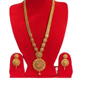 Traditional Nepali Rani Haar with matching earrings