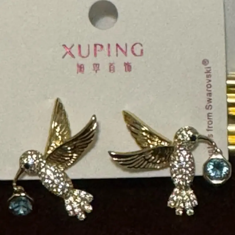 XUPING 14k , Hermosos Artetes colibrí