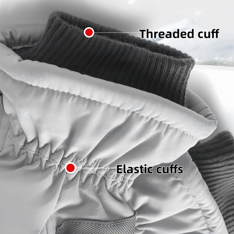 Winter Ski Gloves Waterproof Windproof Thick Warm Non-Slip Touchscreen Compatible for Cycling Driving Outdoor Sports Outdoor Activity Gloves