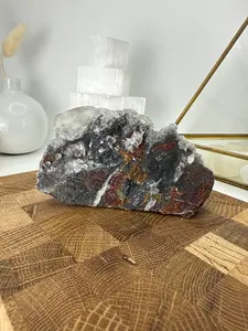 Chalcopyrite + calcite cluster