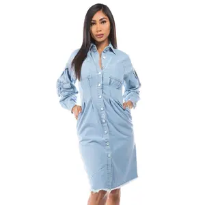 DENIM JACKET DRESS