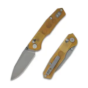 CMBMADEKNIVES Explorer CMB-18F Folding Knife 14C28N Steel Ultem Handle EDC Outdoor Camping Pocket Knife
