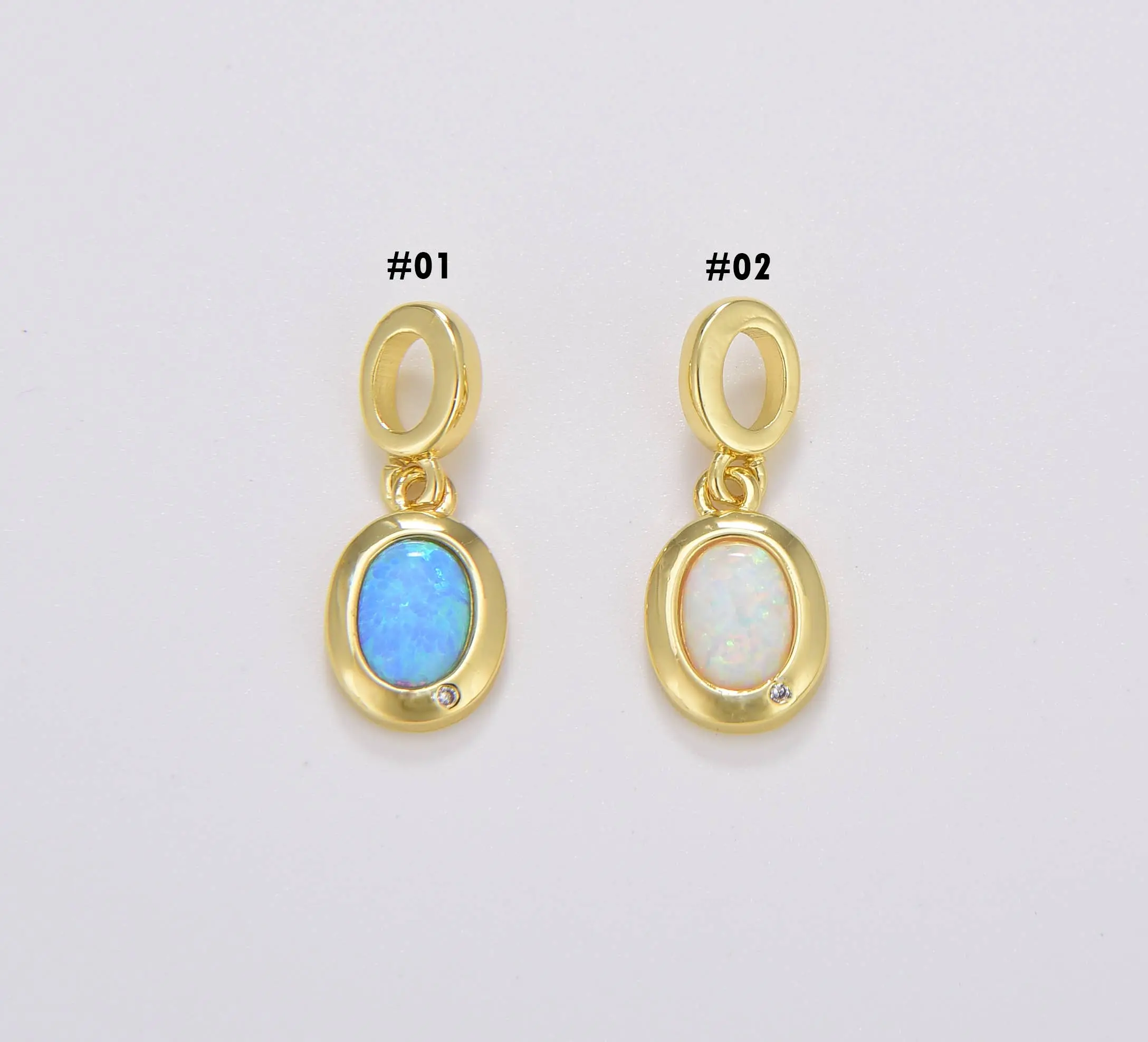 Opal Drop Charm
