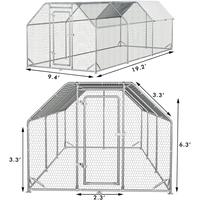 19.2’ L × 9.4’ W × 6.3’ H