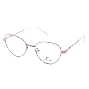 WomensClear Eyeglasses Frames Pink Frames Oval 52 18 140 by Charles Delon Oval