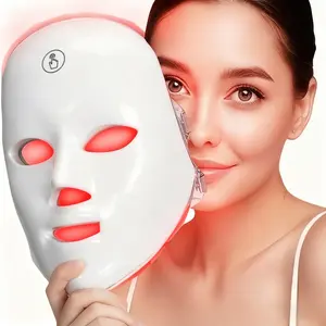 2026 New LED Facial Skincare Mask, Seven Color LED Beauty Instrument, Rechargeable Beauty Mask, Home Use Photon Therapy Mask, Face Mask Glowing Skin
