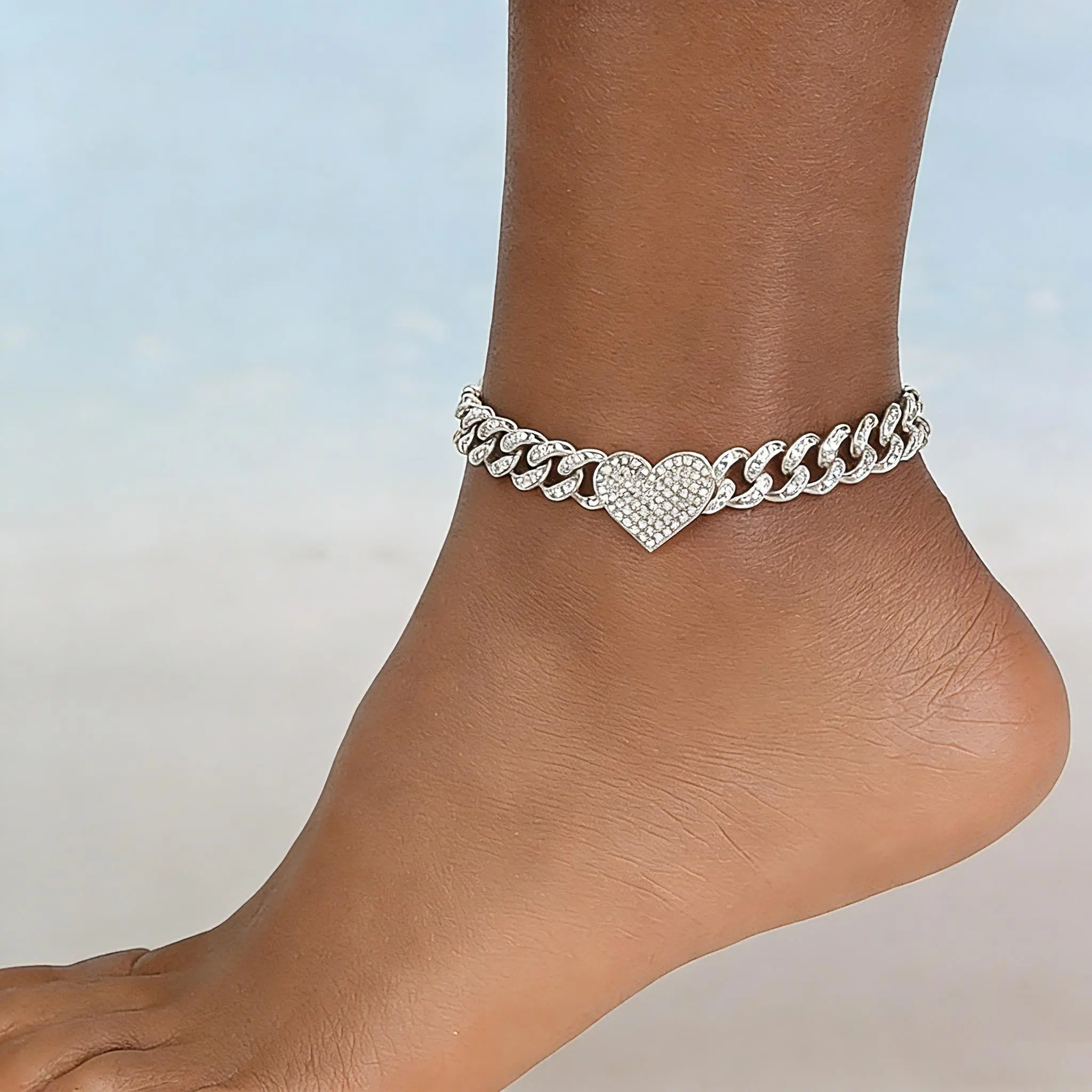 Silvery heart