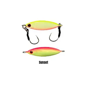 Sumo - 20g Lightweight Slow Pitch Jigs for Bays Lakes & Surf - Compact Leaf-Like Wobble Design - 1 Pack Artificial Fishing Lure Topwater Lure