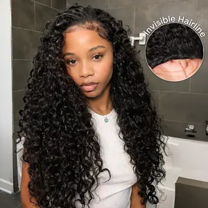 Celie Hair Summer Vibe Beach Curly Ready Go Half Wig Invisible Hairline 180% & 250% Density Glueless Human Hair Wigs No Lace Seamless Flip Over Wig Beginner Friendly #DealsForYouDays
