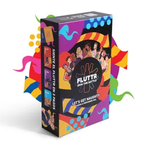 FLUTTR Spin The Bottle . A Party Game to Give Your Game Night a New Spin! Game