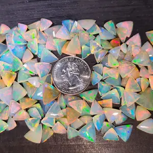 10 Carats Top Quality Ethiopian Opal Trillion Cut