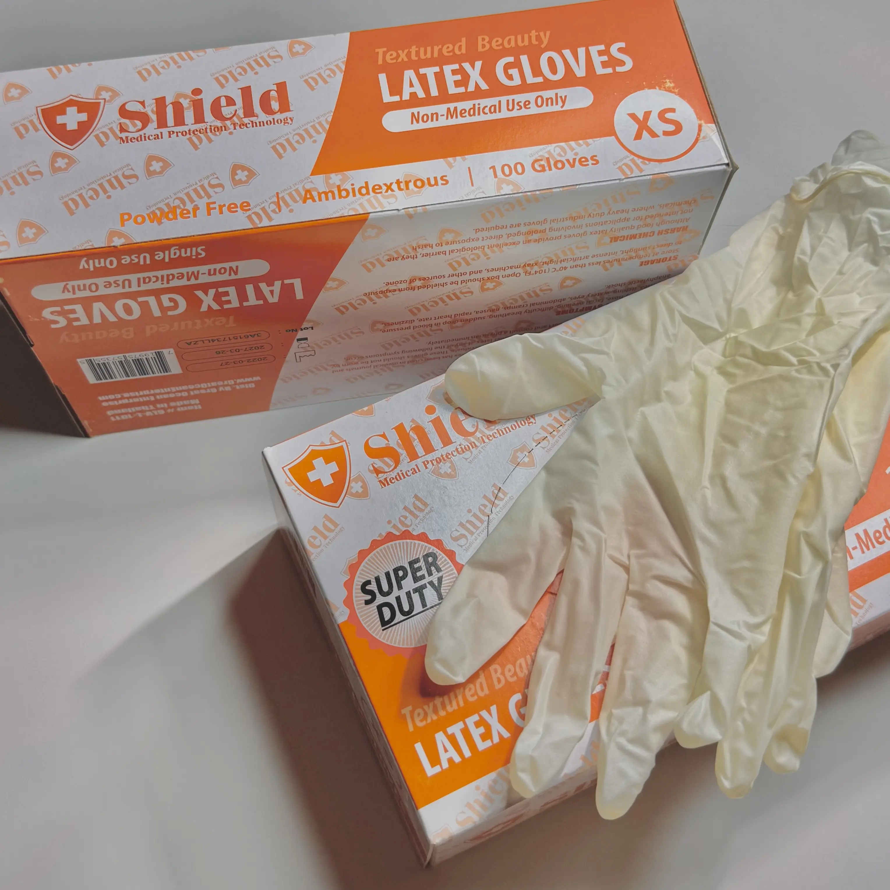 Shield Latex Gloves