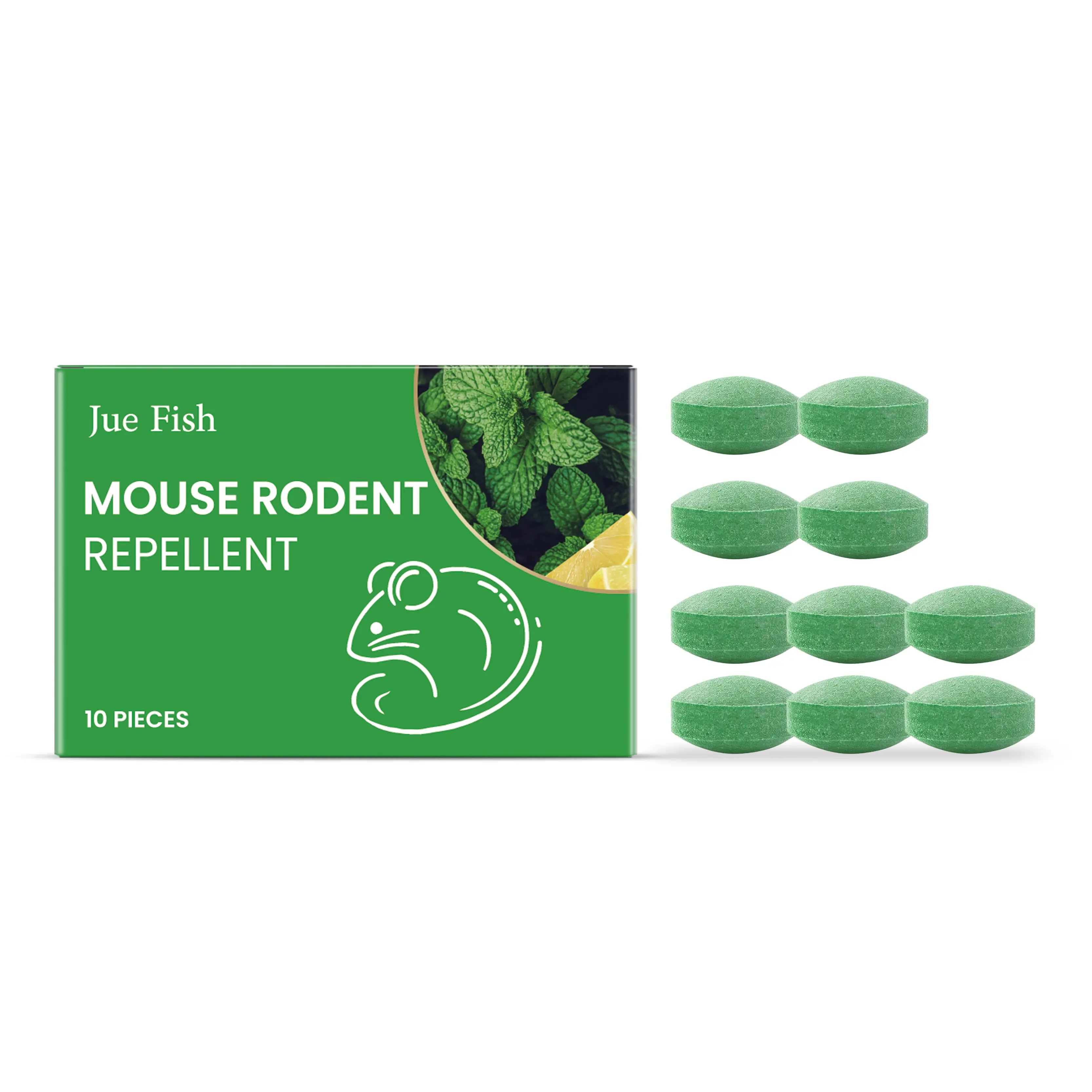 Jue Fish Rat Repellent, Indoor And Outdoor Mild Rat Repellent Convenient Rat Repellent Pills Free From Rat Interference