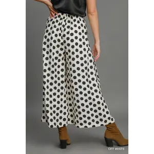 Spotted Linen Pant