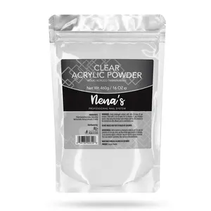 Nena’s Professional Acrylic Nail Powder 16 oz – Sculpting Powder for Acrylic Nails & Extensions, Clear, Pink, Cover White, Cover Nude